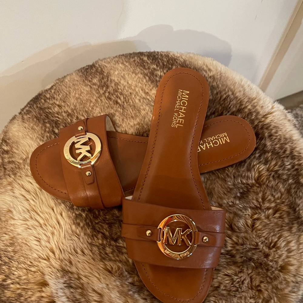 Micheal Kors slip ons sandals